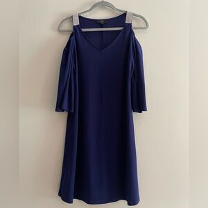Royal blue party dress